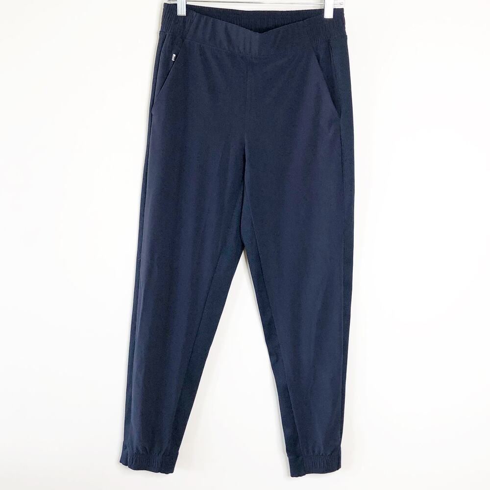 Athleta Brooklyn Jogger 6 Blue Zippered Pockets Light Weight
